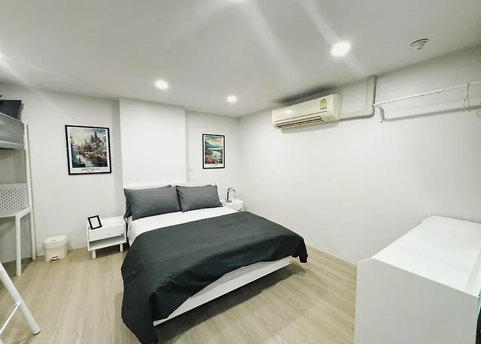 Chaoyen Hideaway Self Check-in Private With View - 5 Min Bts 방콕